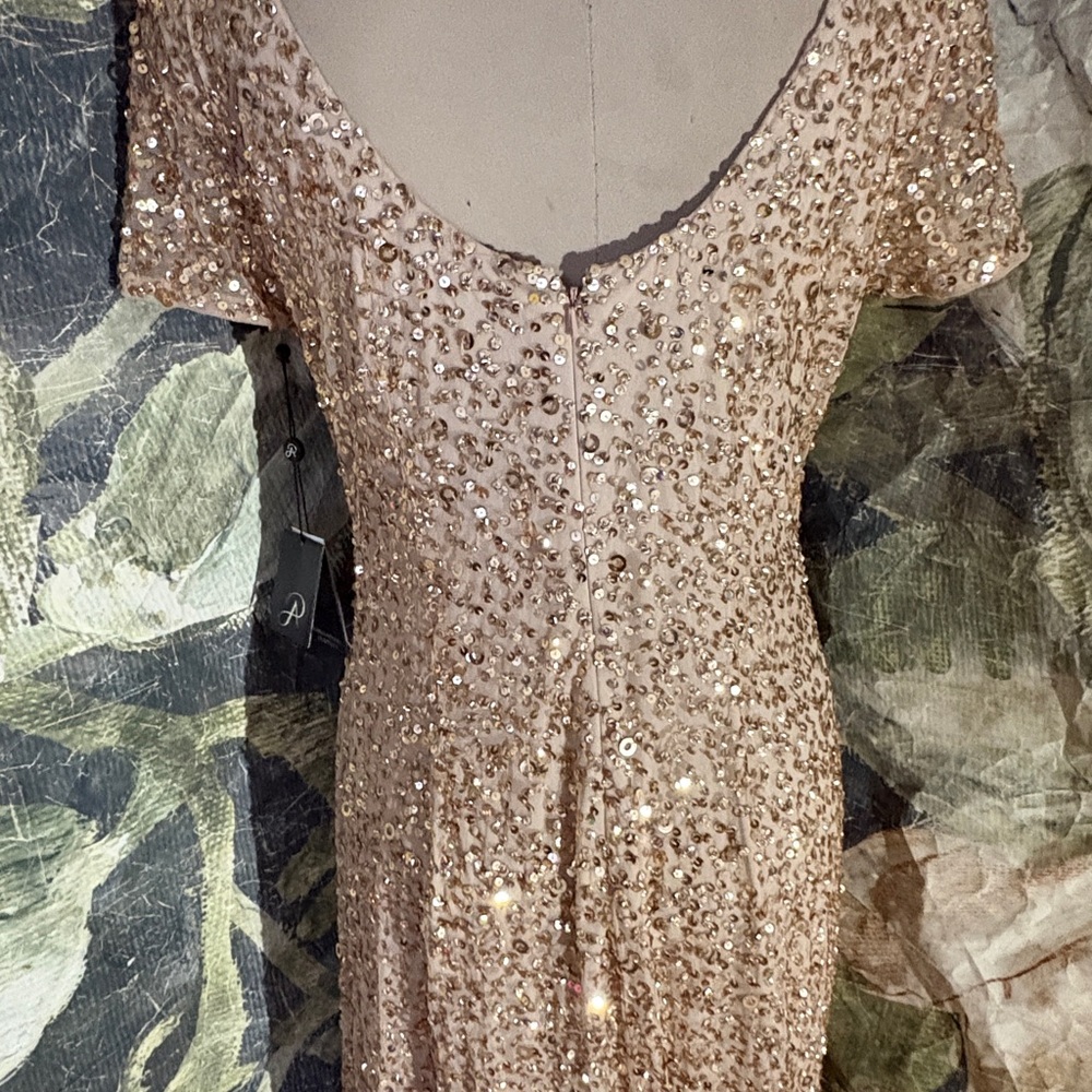 Adrianna Papell Scoop Back Long Dress - Picture 8 of 8
